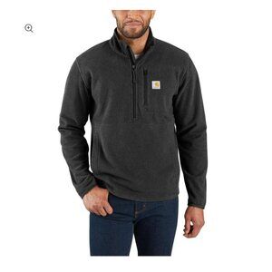 Carhartt Dalton Sweater Men's Medium Half Zip Fleece Pullover Gray Sz 2XL